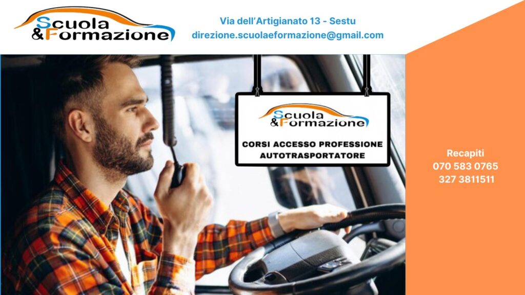 Accesso alla professione di autotrasportatore: a cosa serve il corso di formazione e come iscriversi